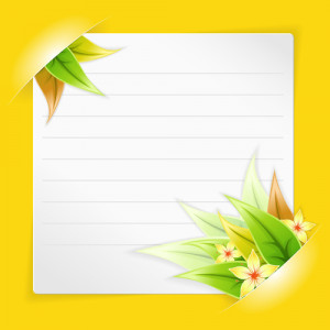 White Blank Paper Design