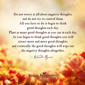 ... good thoughts by rhonda byrne plant good thoughts by rhonda byrne