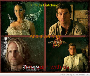 Catching Fire- Katniss Gale Haymitch Peeta