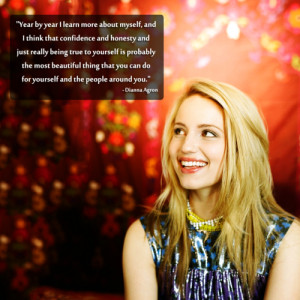 Favourite Dianna Agron Quotes || Source