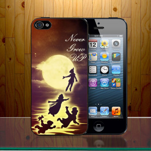 ... up_peter_pan_tinker_bell_quote_disney_book_hard_phone_case_cover_z215