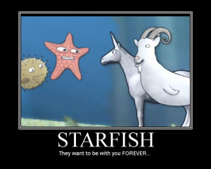 Starfish poster by InsaneHamburgers