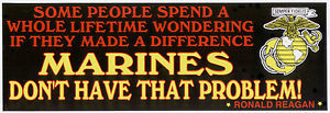Details about PRESIDENT RONALD REAGAN QUOTE US MARINES STICKER DECAL