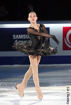 Adelina Sotnikova - Black Figure Skating / Ice Skating dress ...