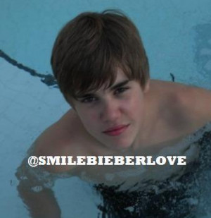 justin swimming back home in