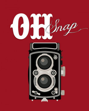 art vintage camera prints - typographic art poster 8x10 - funny quote ...