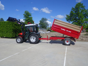 Same Solaris 55 met cabine en front ladder mini tracktors