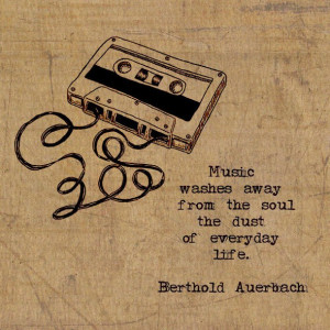 cassette, dust, everyday life, life, music, music quote, quote, soul ...