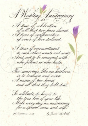 Wedding Anniversary is a Time of Celebration – Anniversary Quote