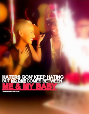 Amber Rose and Wiz Khalifa Quotes