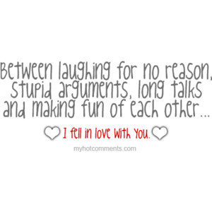 Fell in Love with You Quotes