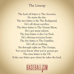 baseball poem