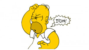 Homer Simpson Doh Clip Art