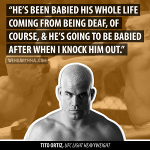 Tito Ortiz on his fight with Matt Hamill at UFC 121