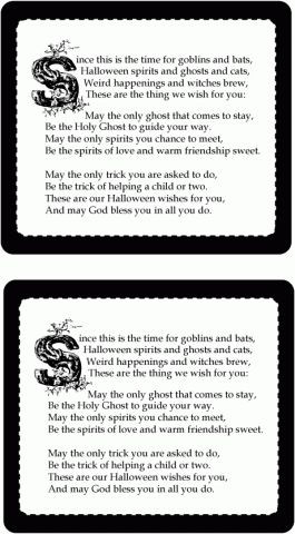 Halloween Holy Ghost Poem | Mormon Share