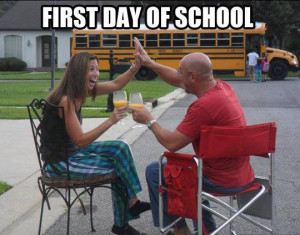 ... Funny Pictures // Tags: Funny pictures - first day of school // August