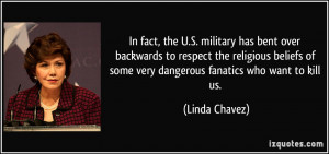 In fact, the U.S. military has bent over backwards to respect the ...