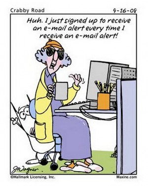 10 Maxine cartoons that I found mildly amusing.