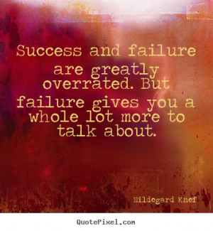famous success quote from hildegard knef make custom quote image