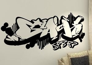 Graffiti-Dubstep-Hip-Hop-Quote-wall-vinyl-decals-stickers-DIY-Art ...