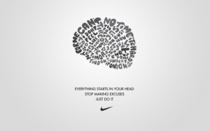 text typography nike inspirational simple background motivation just ...