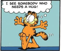 garfield hug need a hugs quotes garfield quotes
