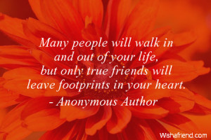 Quotes About Friends Leaving Footprints ~ Best Friends Forever Quotes