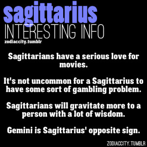 Sagittarians Have a Serious love for Movies ~ Astrology Quote
