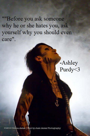 Ashley Purdy Quotes Ashley purdy quote dont worry