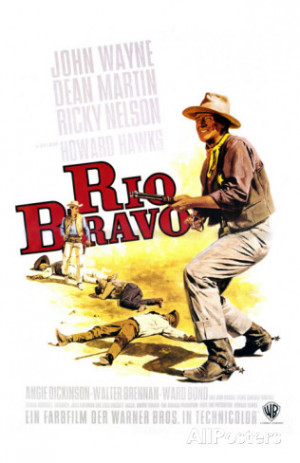 Rio Bravo, German Movie Poster, 1959 Premium Poster