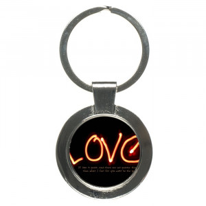 Great Love Quotes Keychain