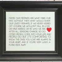 The City Quote: Art Print // Best Friend Gift // Great Maid of Honor ...