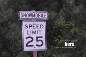 Funny Speed Limit Signs Snowmobile speed limit