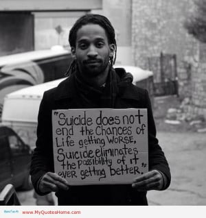 Suicide Does Not End The Chances Of Life Getting Worse, Suicide ...