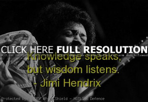jimi hendrix, quotes, sayings, knowledge, deep, wise