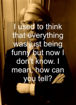 Andy Warhol quotes, is an app that brings together the most iconic ...