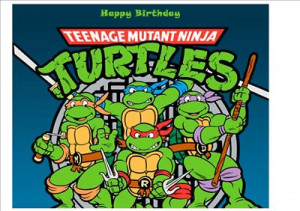teenage mutant ninja turtles birthday card