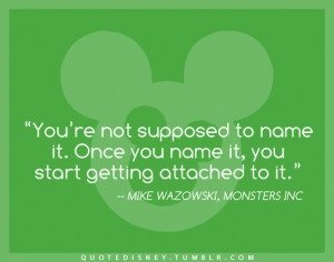 Monsters Inc Mike Wazowski Quotes Monsters inc mike wazowski