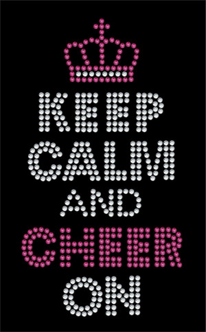 Keep Calm Cheerleading Cheer Quotes Tumblr Picture