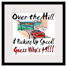 Framed Prints | Happy 49Th Birthday Framed Posters & Art - CafePress