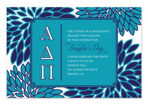 Alpha Delta Pi Floral - Sorority Gift Items by Invitation Consultants ...