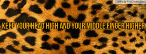 Leopard weezy quote Profile Facebook Covers