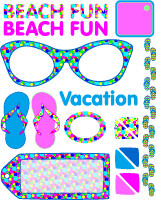 ... Pictures graphic clip art beach toys summer fun pail bucket beach ball