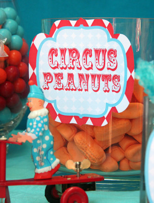... circus carnival birthday party ideas candy bar circus peanuts | Flickr