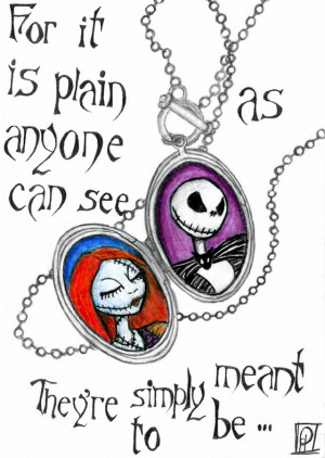 simplymeanttobe-insalem:Jack and Sally by ~Ulfhedinn