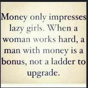 Lazy women vs women who work hard