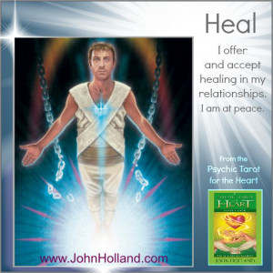From The Psychic Tarot for the Heart - Heal