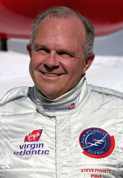 ... Steve Fossett announced his plans to break the world speed record of