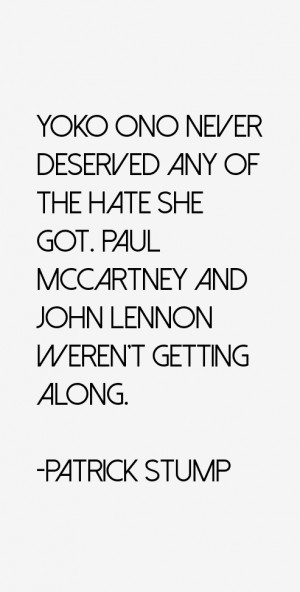 Patrick Stump Quotes & Sayings