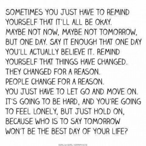 It will all be okay...